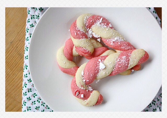 Make Candy Cane Sugar Cookies :) 