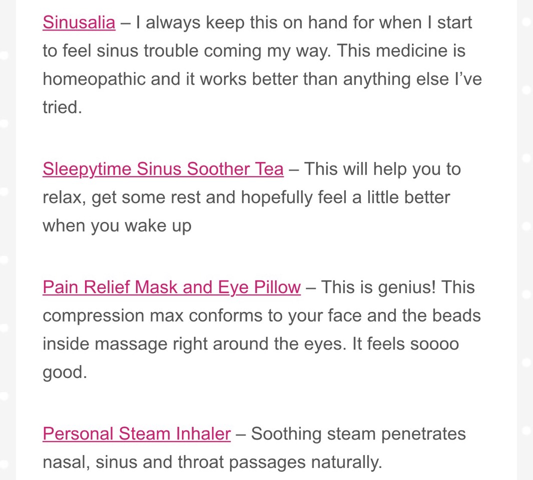 ❤️ Feel Better Naturally With A Sinus Bath!! ❤️