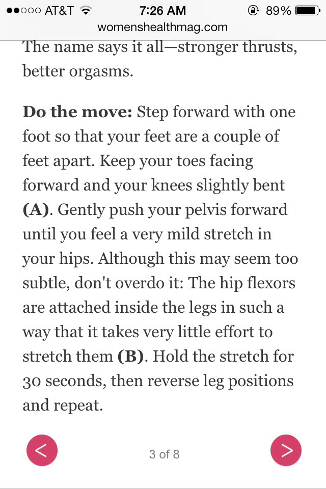 6 Exercise Moves For Better Sex
