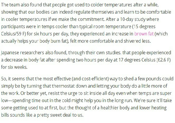 Does Cold Weather Helps Boost Weight loss? 