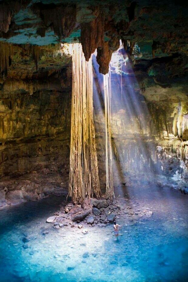 Nature mad pool in Mexico