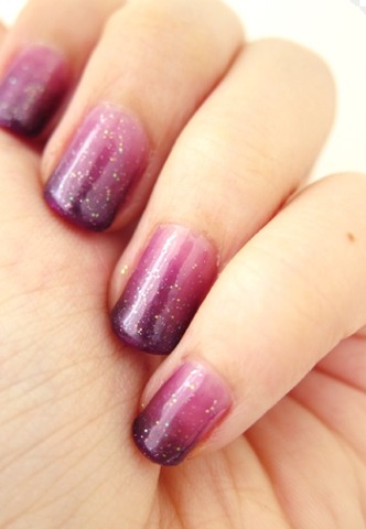 Check Out These Gradient Nails