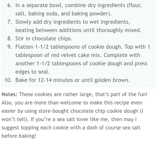 ❤️🍪Red Velvet Stuffed Chocolate Chip Cookies🍪❤️