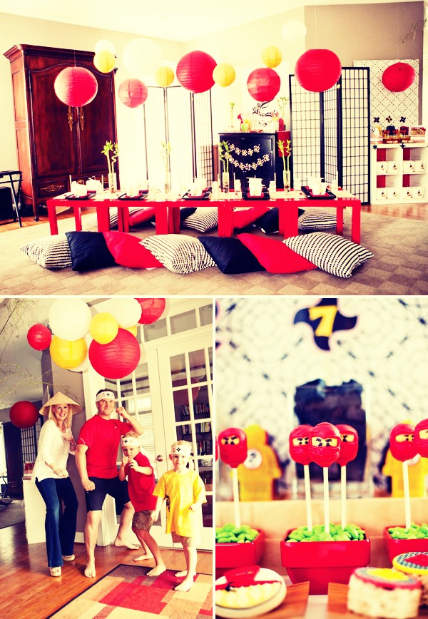 Have a ninja party .... Have people drees up like ninjas, eat ninja found, watch ninja movies ... Maybe even have a martial art instructor come and teach you some moves. Then maybe even film your own ninja movies and then watch them all together !! Go crazy there's lots of ninja things to do :)