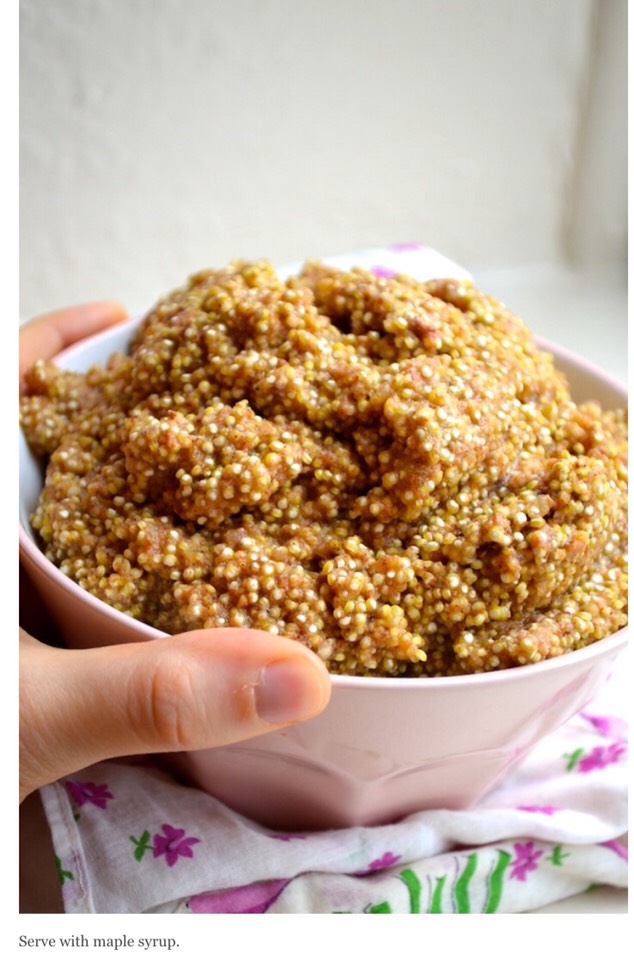 Cinnamon Quinoa Breakfast Pudding
