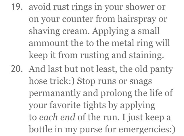 2⃣0⃣ Household Uses For Clear Nail Polish! 🙏