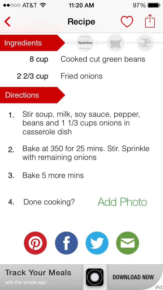 Easy Green Bean Casserole