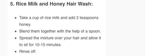 This is an excellent way to get lustrous hair in minutes. You will also love them smell of your hair once it's dry.