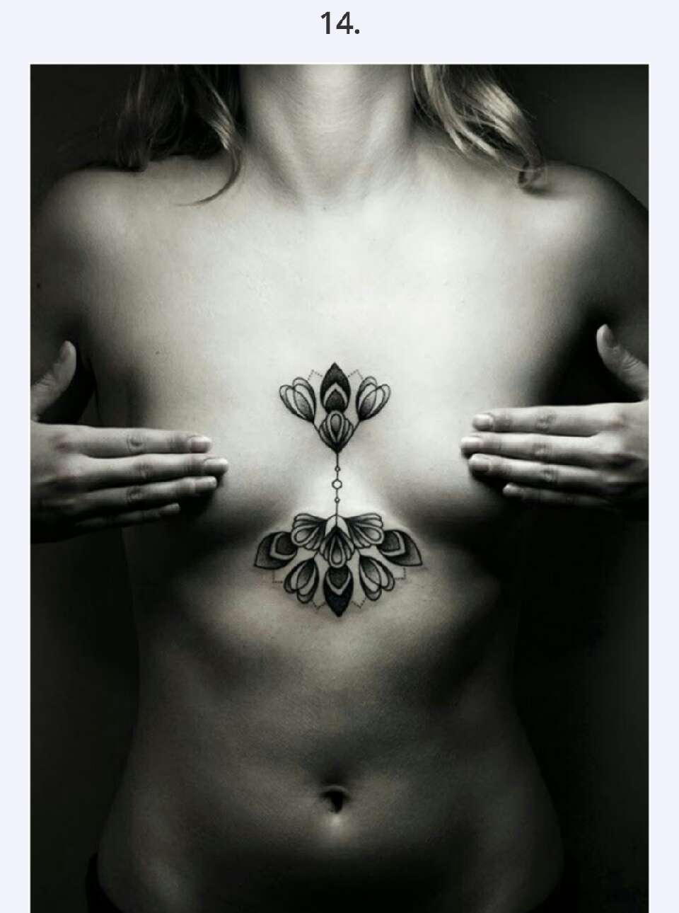 30 Sexy Under Breast Tattoos  You Won't  Be Able To Take Your Eyes Off Of!
