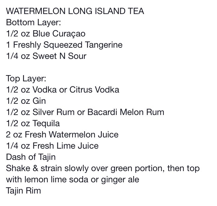 Watermelon Long Island Ice Tea
