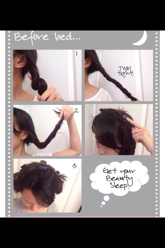 Heatless Beachy Waves Overnight💗✨