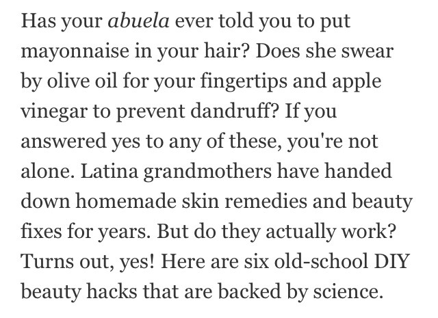 💕️6 Old-School Latin Beauty Tips That Really Work💕