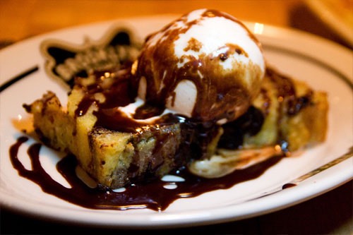 Chocolate orange bread pudding