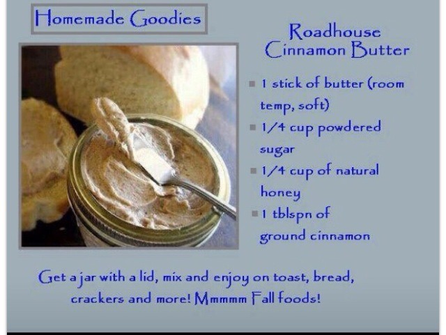 Texas Roadhouse Cinnamon Butter Recipe ~Delicious~