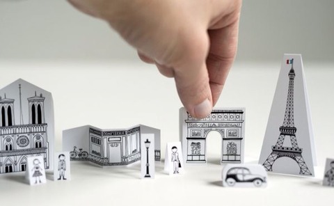 Make them a little portable getaway of their favorite place. All you need is a printer and paper! 
