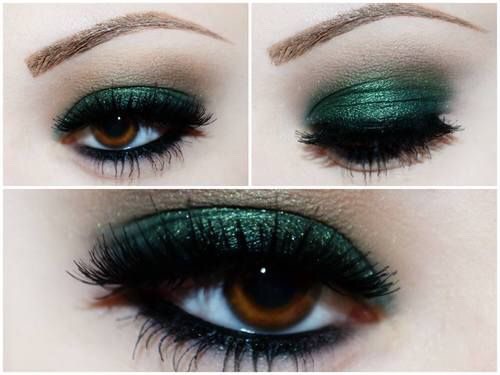 Beautiful Green Eye Shadow Look😍❤️✅