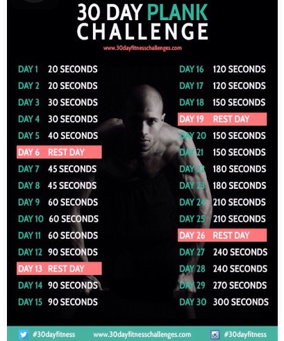 30 Day Workout Challenge 