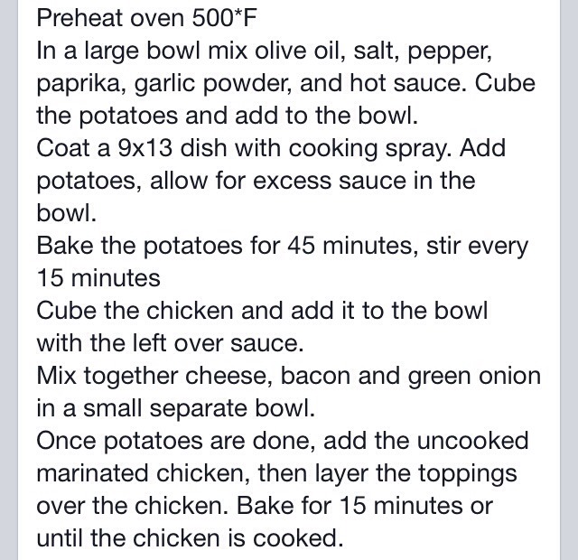 Loaded Baked Potato And Chicken Casserole!