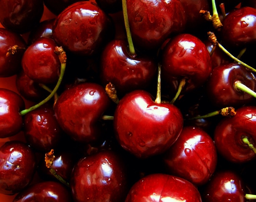 Pit cherries with ease:
Place cherries on top of an empty beer bottle, one at a time, and use a chopstick to push the pit into the bottle.