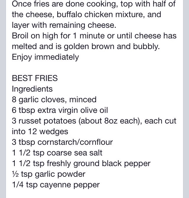 Buffalo Chicken Bacon Ranch Cheese Fries🍟🍖🍟