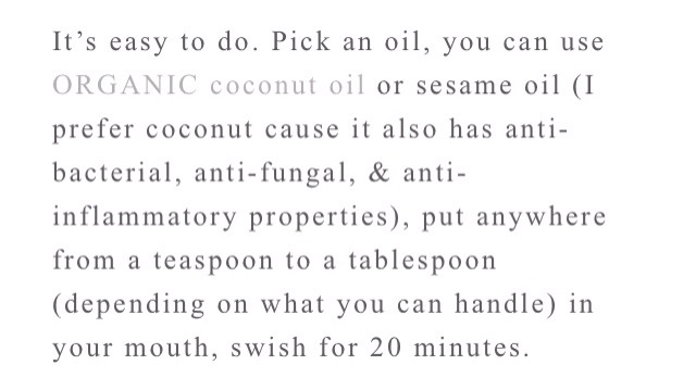 The Benefits Of Oil Pulling π¬