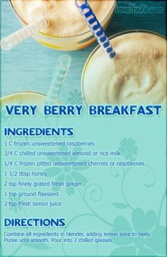 Healthy Morning Smoothie Recipes 😛🌸