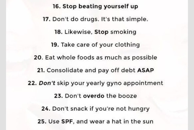 50 Healthy Habits Every Girl Should Have!!