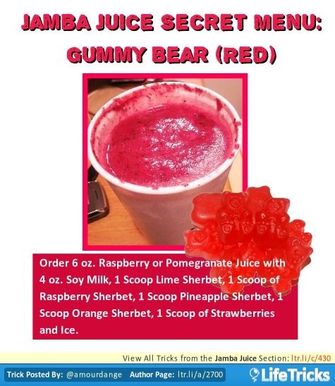 💟✨Jamba Juice Secret Menu & How To Order/ Make Them✨💟