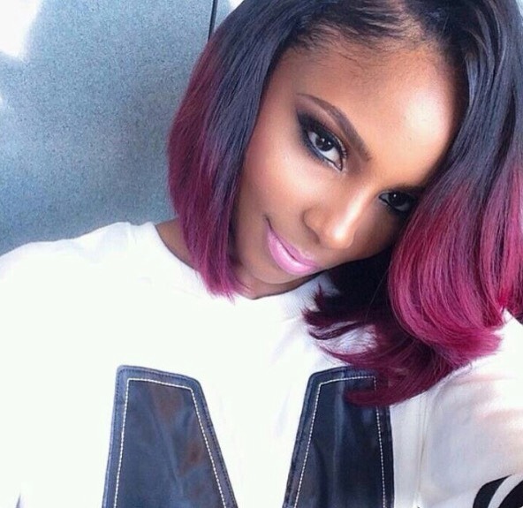 Dyed Hair on Dark Skin Girls / Colored Hair on Darker Skin