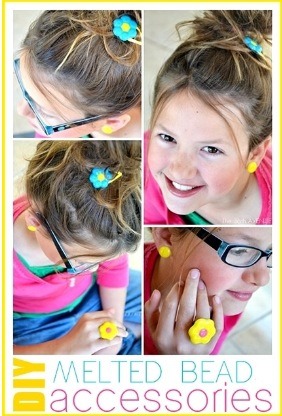 Melted  Beads Great For A Girl Birthday Party