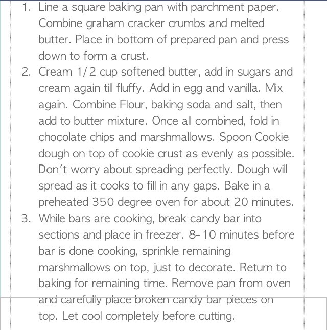 How To Make Smore  Cookie Bars 