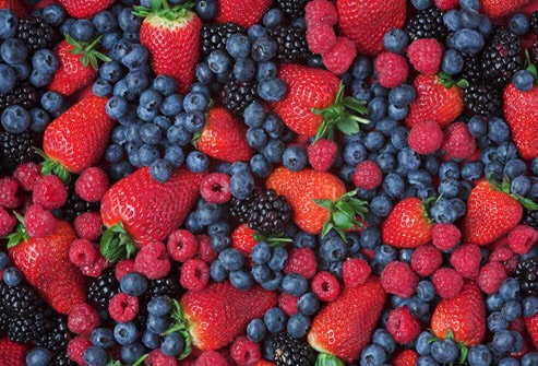 berries are loaded with antioxidants which manage body weight control