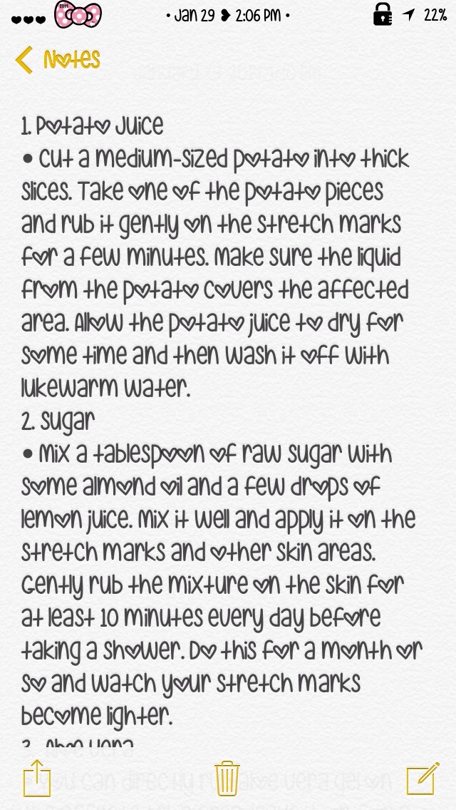 DIY: 5 Stretch Mark Removal Treatments!