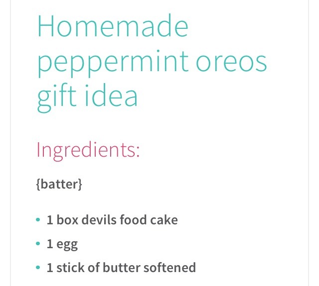 Peppermint Oreos