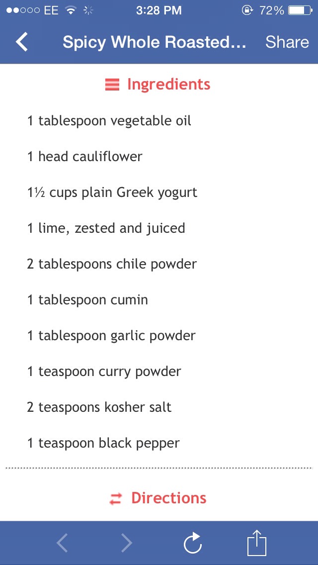  Spicy Whole Roasted Cauliflower 