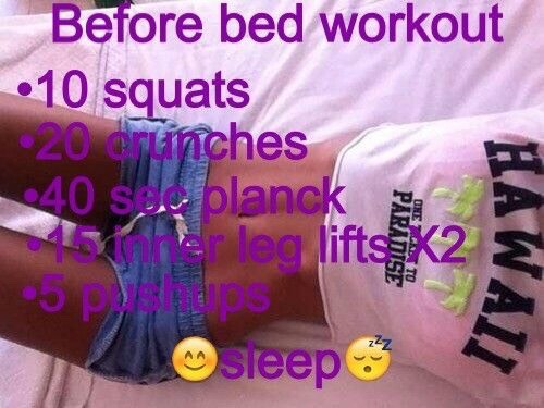 Before Bed Workout