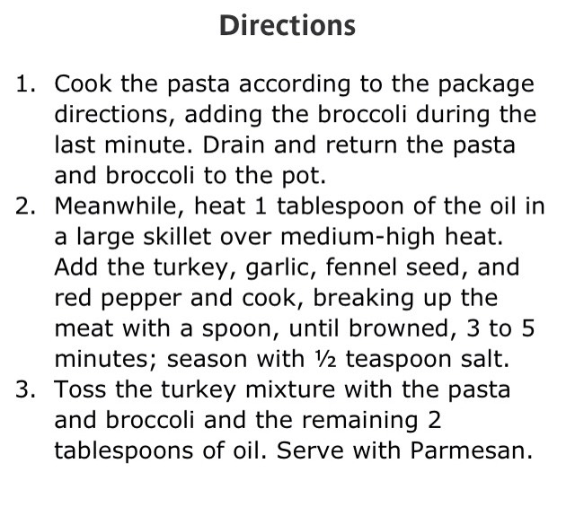 Pasta with Turkey and Broccoli🍜 (QUICKY RECIPE!!) 