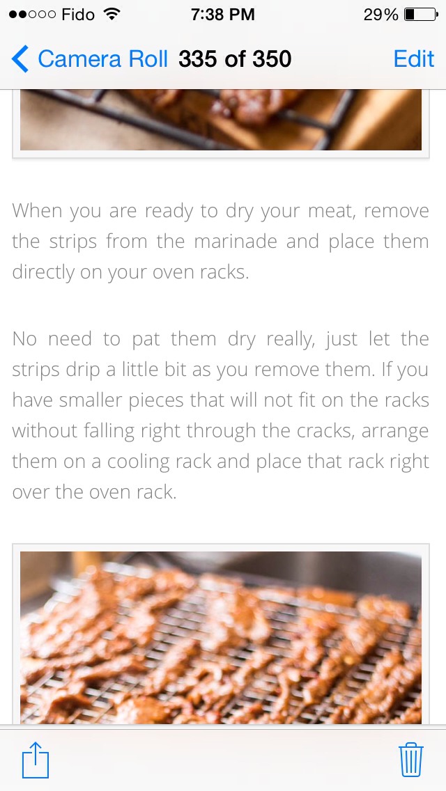 Homemade Beef Jerky 