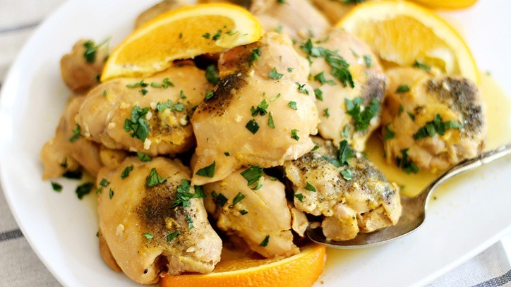 Slow-Cooker Beer-Orange Chicken