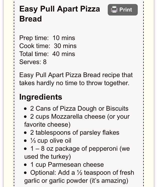 " Easy Pull Apart Pizza Bread"😋💯