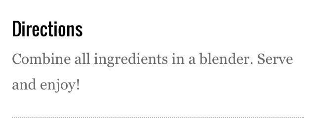 Dr. Oz's Green Drink