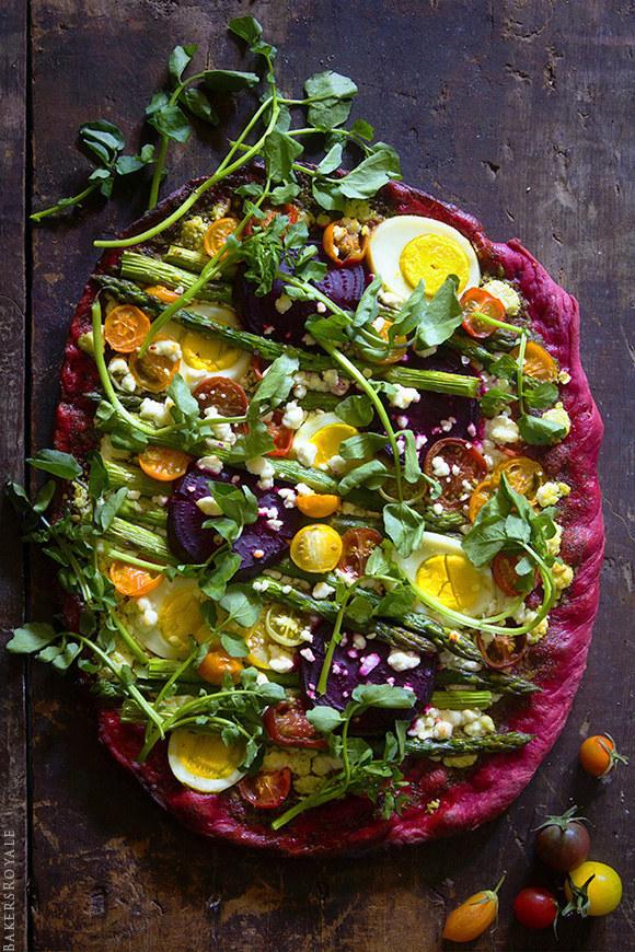 9. Beet Crust Pizza 