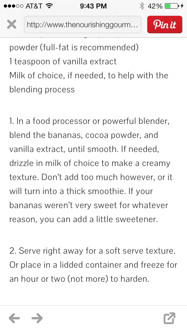 Simple Chocolate Banana Ice Cream