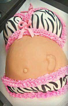baby shower pregnant belly cakes 