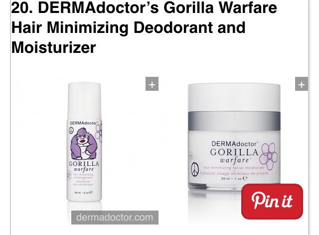 Hair minimizing deodorant and moisturizer! - $29 - $53