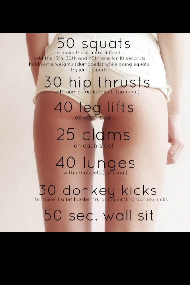 Exercise Your Butt Leg And Abs 