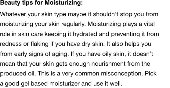 Essential Beauty Tips