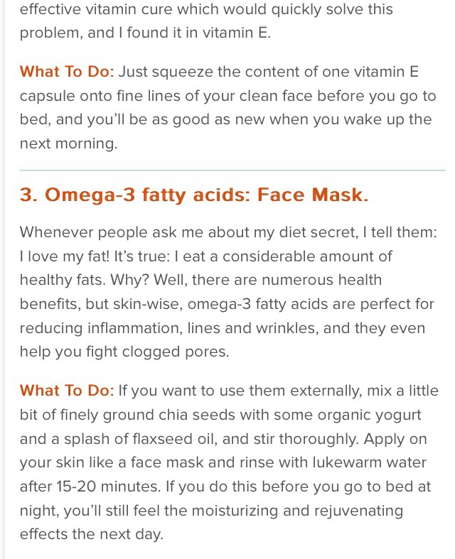 5 Vitamin Cures For Fantastic Skin❗️
