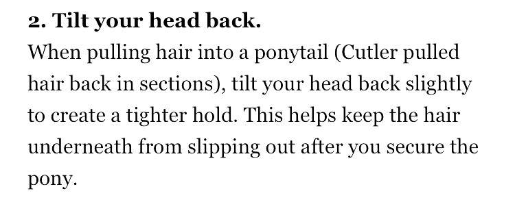 3 Steps for a Perfect Ponytail