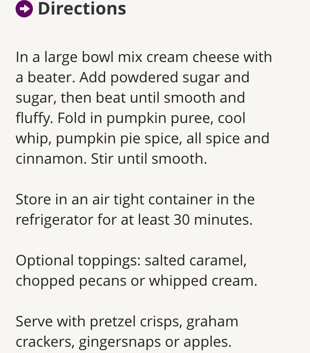 Pumpkin Cheesecake Dip! 🍊